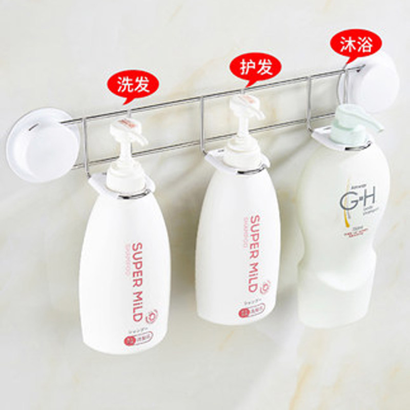 Carabao Suction Cup body lotion Bathrooms Shampoo Racks Wash water shelve hand sanitizer Liquid Storage Floor Racks Kitchen cleaning and fine hooks