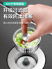 Stainless Steel Kitchen Sink Strainer with Push-Type Pop-Up Drain Core, Universal Model for Sink, Vegetable Washing Basin Drain Plug