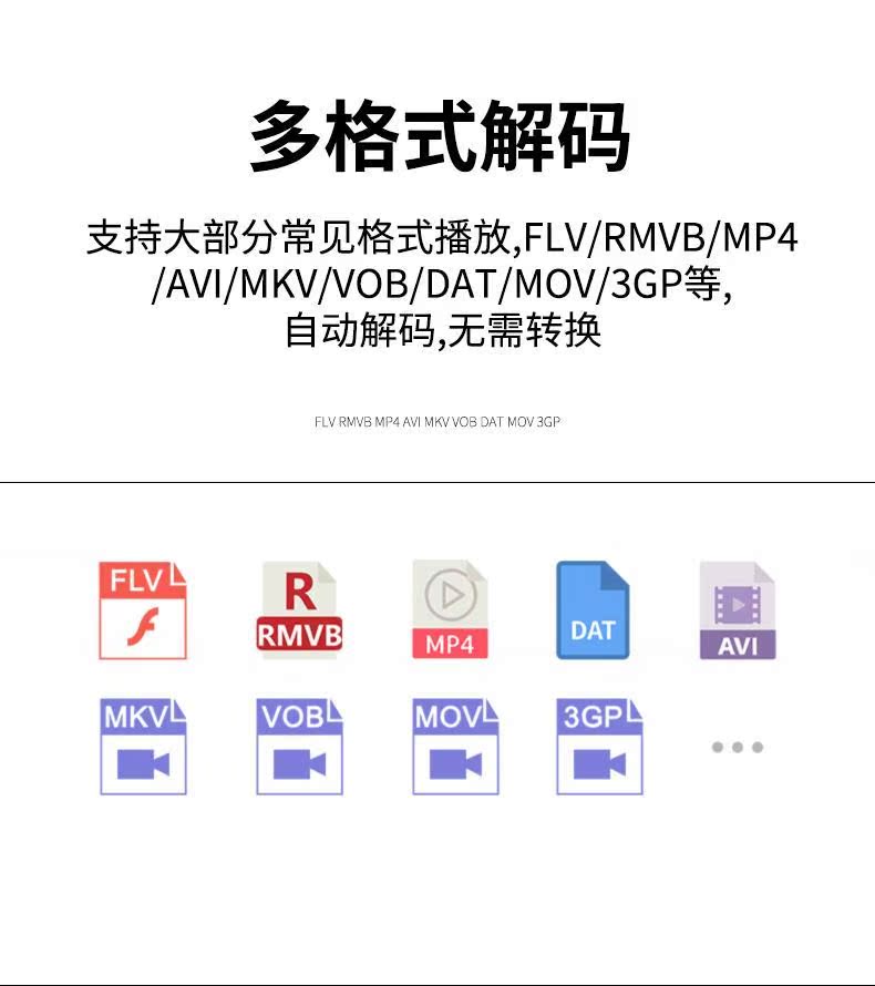 cục phát wifi không dây Với máy nghe video đi bộ ông già xem máy cảm ứng màn hình xem tin tức di động đơn giản - Trình phát TV thông minh