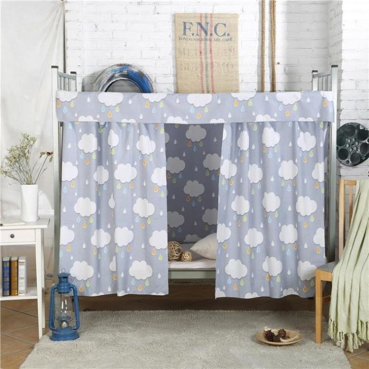 Dưới rèm cửa màn cô gái ký túc xá ngủ rèm cửa phòng ngủ manti lan con rèm cửa tươi và đơn giản nam xung quanh giường - Bed Skirts & Valances rèm che giường ngủ