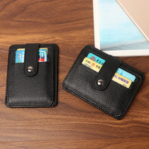 Leather xiao ka bao men mini ultra-thin drivers license leather purse multifunctional mass bank card holder