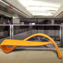 Creative shaped bench Dragonfly chair Personality park mall rest stool Nordic designer FRP modeling furniture