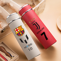 W football fans insulated cup mens large capacity Sport kettle C Romésie Basaros Real Madrid Liverpool water cup