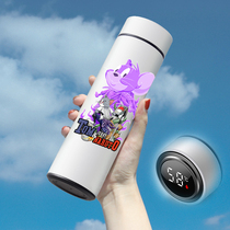 Personality water cup cat and mouse insulated cup cute Tom Jerry cup intelligent display temperature 304 stainless steel tea cup