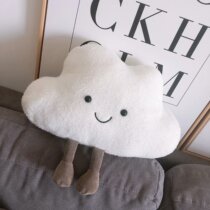 ins cute teenage girl hearts white clouds Pillow Sofa Cushions Pillow Cribs Children Room Decorations Shooting Props