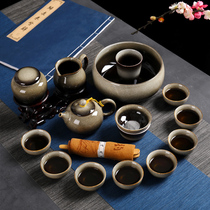 Tea set set home living room simple Jingdezhen ceramic kung fu teacup small teapot high-end gift box