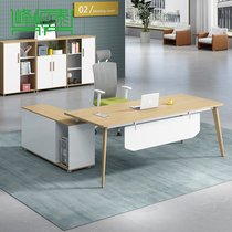 Boss Desk Single President Manager Table Desk Chair Combination Big Bandai Brief Try Desk Office Furniture