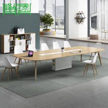 Nordic Wind Office Reception Training Meeting Room Talks Table And Chairs Combined Large Small Long Table Conference Table Minimalist Modern Day Table