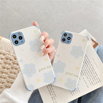 Korean style fresh and elegant flowers suitable for iPhone14 13proMax Apple Xsmax mobile phone case 78plus soft