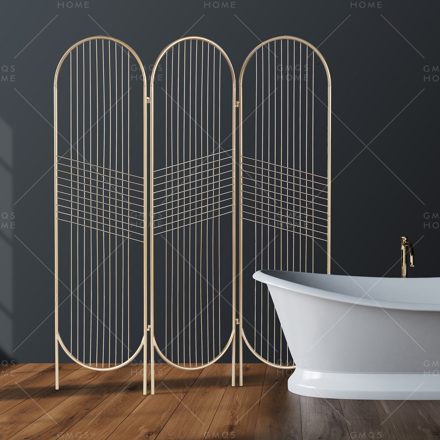 Đơn giản hiện đại rèn sắt màn hình vách ngăn phòng khách châu Âu hiên hai mặt thời trang gấp màn hình giả tường di chuyển rỗng - Màn hình / Cửa sổ vách ngăn phòng khách bằng gỗ đẹp