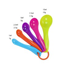 Quality food grade Kitchen Quantity Spoon Color 5 pieces of cover Spoon Thickened Outlet Baking Metering Spoon