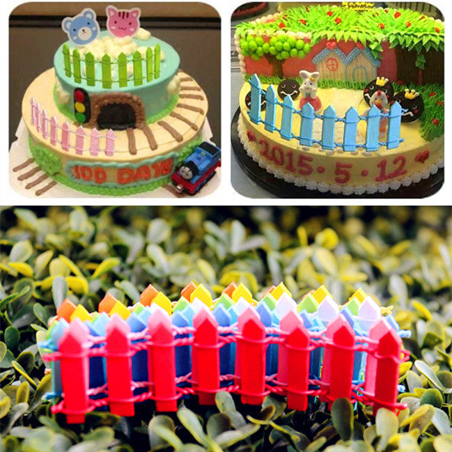 Fondant mounted peanut Day cake scene decoration cake scene decoration Fence guide sign wood can be bent