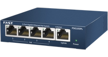 Fast 5-port Gigabit PoE iron box switch FSG105PL plug and play without configuration