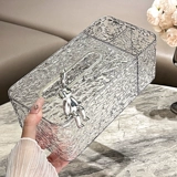 Салфетки, туалетная бумага, универсальный журнальный столик, пульт, коробка для хранения для домашнего использования, легкий роскошный стиль