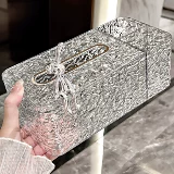 Салфетки, туалетная бумага, универсальный журнальный столик, пульт, коробка для хранения для домашнего использования, легкий роскошный стиль