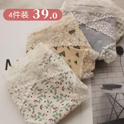 Pregnant women's underwear pure cotton mid-pregnancy mid-belly large size summer thin mid-and late-pregnancy low waist late summer pregnancy