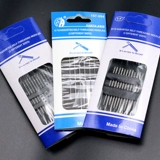 Домашняя иглоукалывание иглоукалывания, пожилые люди с бесплатными большими иглами для швейной одежды без ручной работы без резьбы не нужно носить,