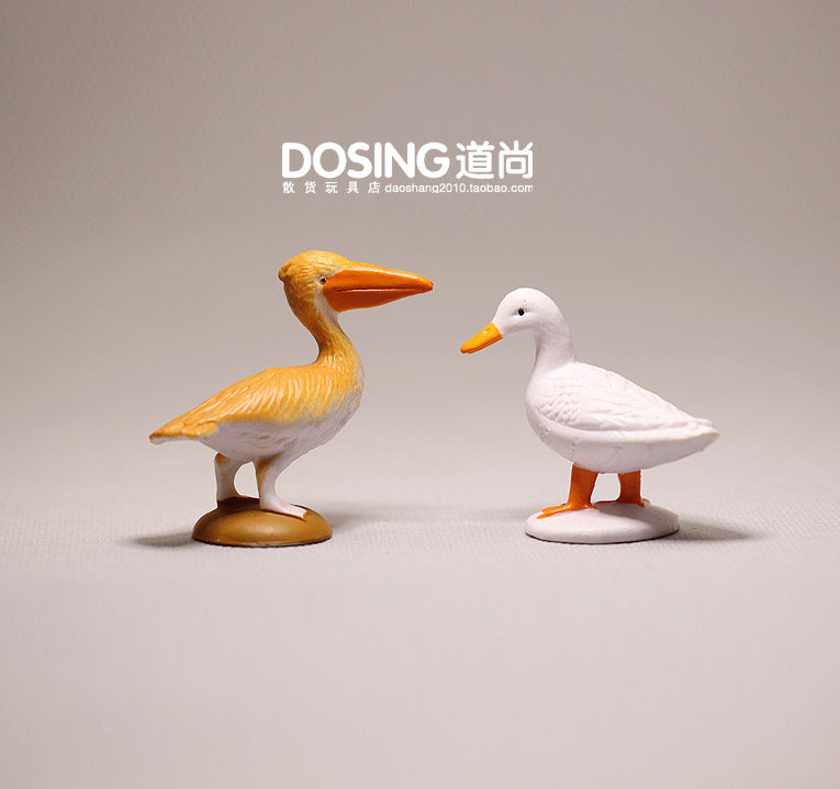 Genuine bulk S Simulated Animal Poultry White Duck Bird Pelican Doll Handmade Model Ornament