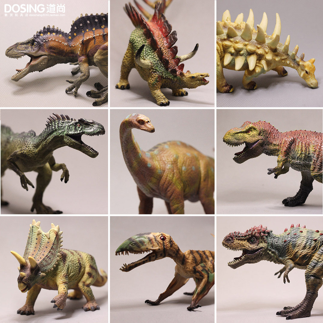 Foreign Trade Genuine Bulk Cargo Large Emulation Animal Dinosaur Solid Plastic Model Model Toys