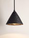 Natural black hole stone simple modern bedroom bedside chandelier mid-century style minimalist restaurant bar cafe chandelier