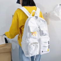 Schoolbag female Korean version of ins style high school junior high school students Harajuku Joysen series large-capacity backpack backpack