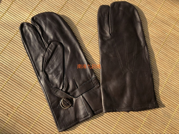 Stock Old Goods Speedboat Anti-Chill Gloves Mountain Goat Leather Gloves Three Finger Gloves Old Fashioned Ship Outer Gloves