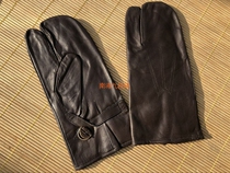 Stock old speedboat cold-proof gloves goatskin gloves three-finger gloves vintage ship outer gloves