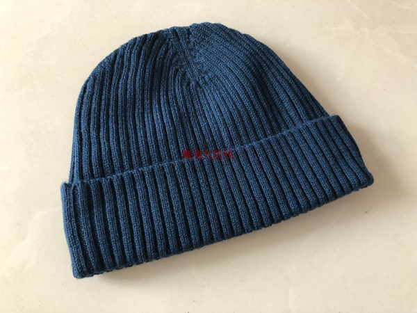 Wool Wool Line Cap Fidelity Blue Grip Suede Hat Wool Knit Cap Winter Anti-Chill Cap Cashmere Wire Cap