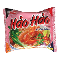 Vietnam good instant noodles haohao shrimp brand hot and sour shrimp noodles fast food noodles instant noodles 75g