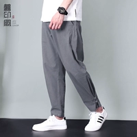 Национальные навыки ветра] Грей [Janpole Pants]