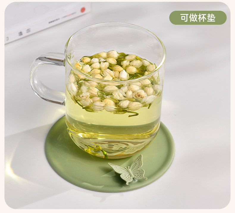 Силиконовая универсальная стеклянная крышка для стакана, керамические аксессуары со стаканом 