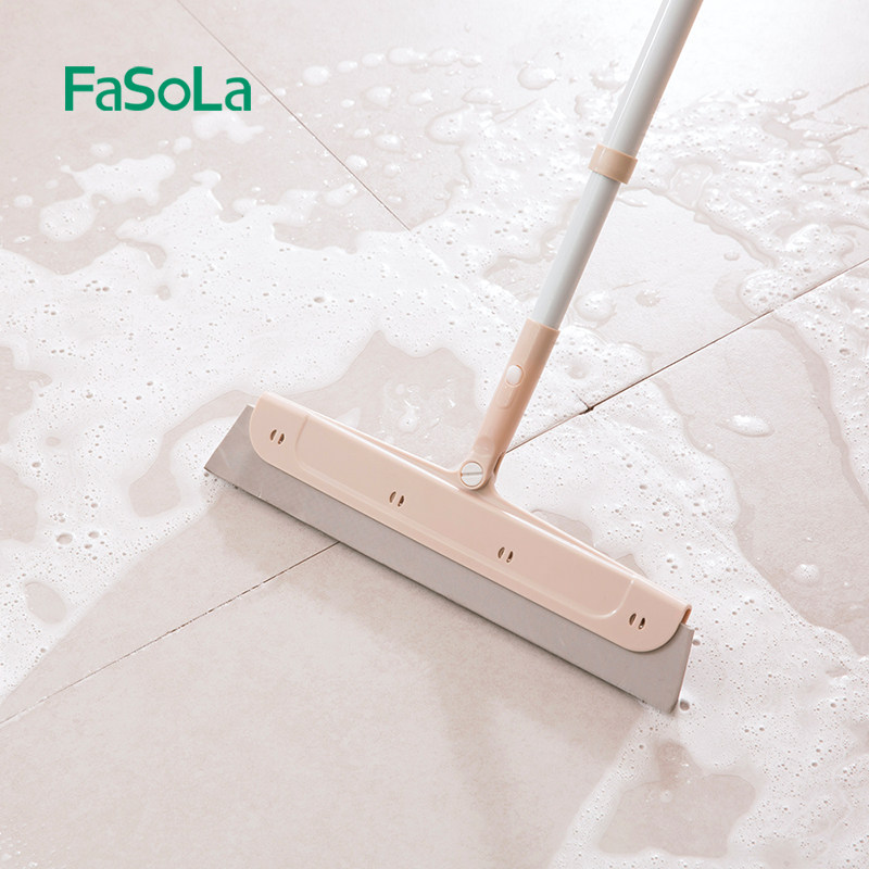 Japanese bathroom floor wiper board Household magic broom broom sweeping hair artifact Scraping floor wiper