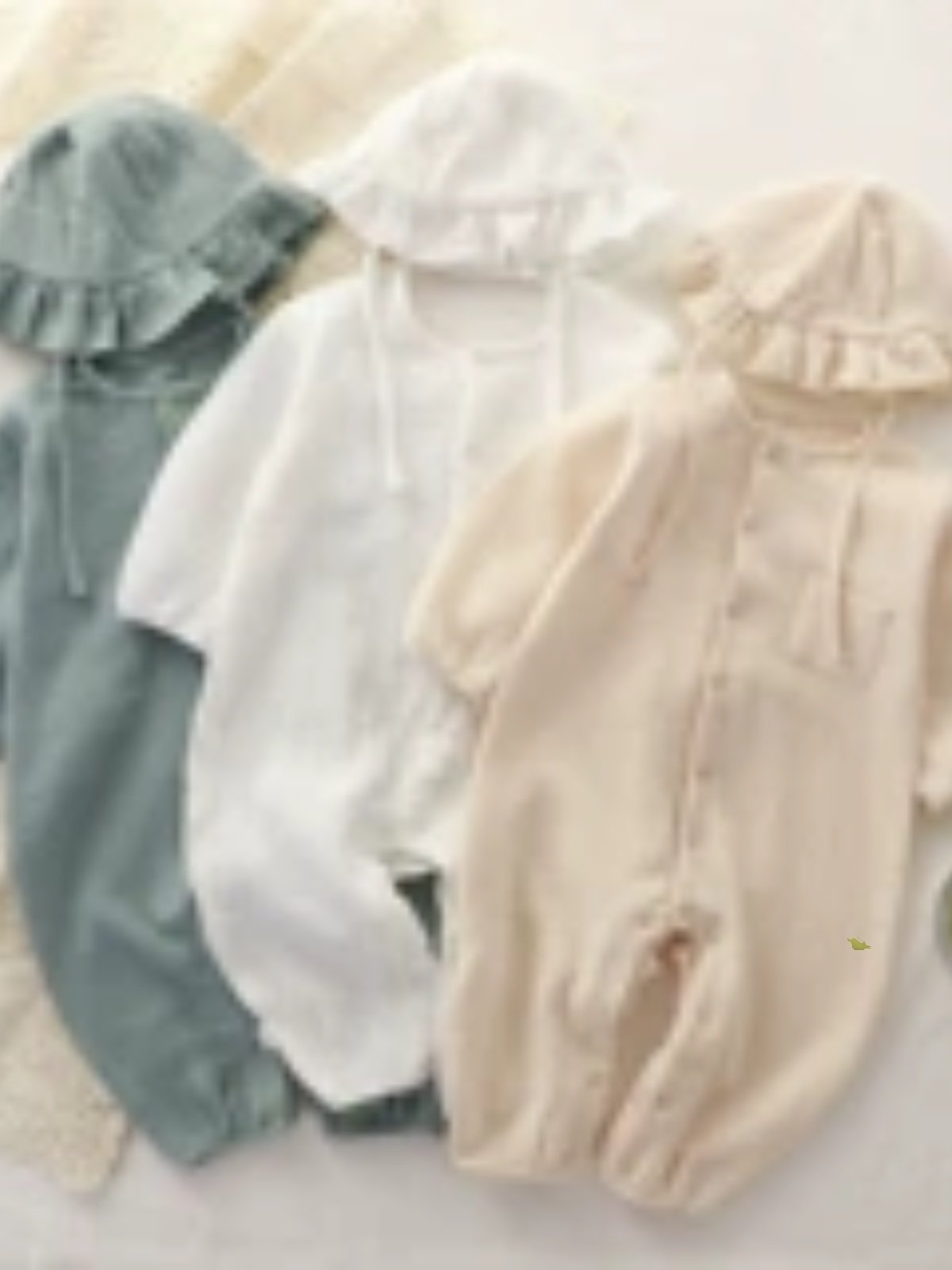 BABY COTTON YARN CLOTHES SPRING AND AUTUMN THIN ONESIES MALE AND FEMALE BABIES FOUR SEASONS LONG SLEEVE HAYI NEWBORN BREATHABLE CLIMBING CLOTHES