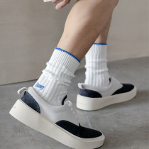 Autumn Winter Thickened Thick Wire Socks Pile Socks Socks Warm Medium Socks Mens Wool Socks Delicately Embroidered Stockings Stockings