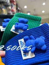 Spring and summer new blue Cubs net red Sox children outwear the bagpipe 100 hitch personality stockings in a dupley dress.