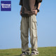 Wassup Tenet Trendy Straight-Leg Cargo Pants for Men, Autumn Loose-Fitting American-Style Functional Outdoor Casual Long Pants