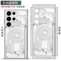 Полная задняя внутренняя структура маска-серых