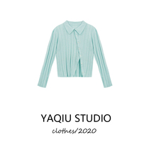 Thin long sleeve womens autumn wear short coat design style slim cardigan