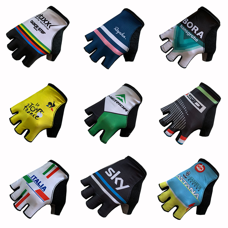 Road Mountaineering Bike Ride Half Finger Gloves Summer Sun Protection Anti-Slip Sweat Breathable Bike Gloves