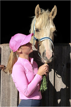 Foreign trade women's equestrian long-sleeved top, slim fit and quick-drying, stand-up collar, half zipper, horse riding t-shirt with spliced yarn and breathable