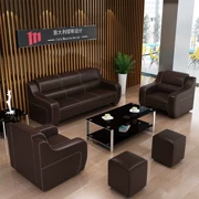 Sofa văn phòng đơn giản hiện đại nội thất văn phòng tiếp khách kinh doanh căn hộ nhỏ văn phòng sofa kết hợp bàn cà phê - Nội thất văn phòng