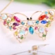 Mua hai tặng một xu hướng thời trang Hàn Quốc miễn phí handmade pha lê màu kim cương động vật hoa cỏ hợp kim trâm cài pin nữ cài áo