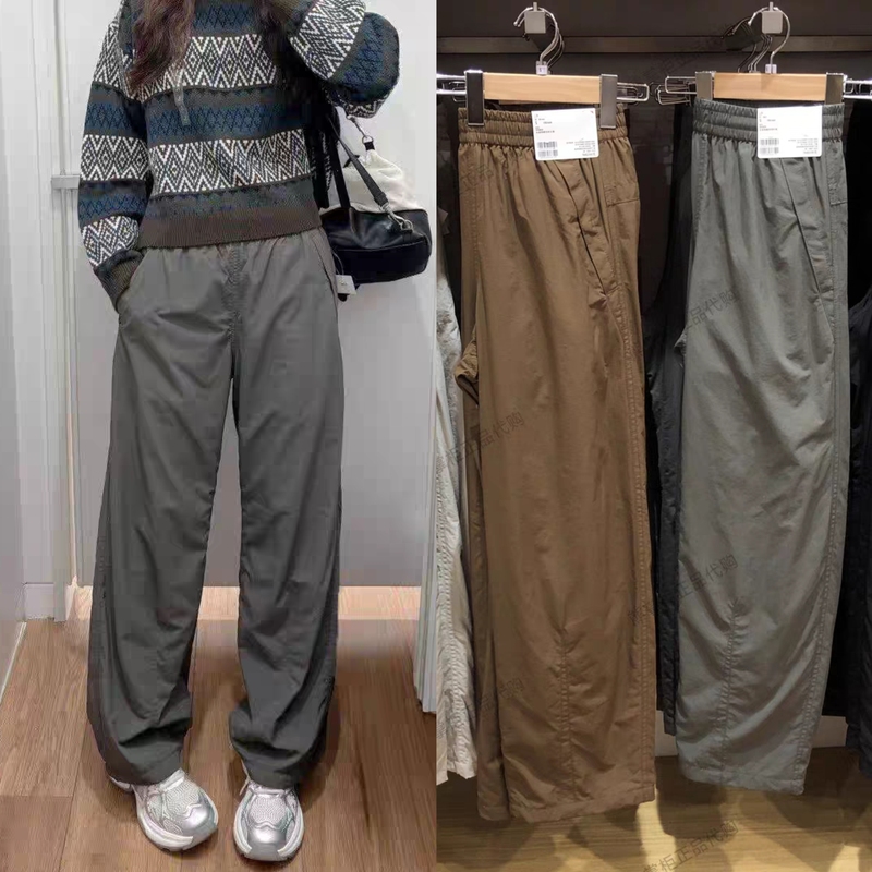 Women's Warm Casual Pants with Elastic Waist and Fleece Lining, Paratrooper Pants, Autumn and Winter Style 26, E479402/487186 Women's Warm Casual Pants with Elastic Waist and Fleece Lining, Paratrooper Pants, Autumn and Winter Style 26, E479402/487186