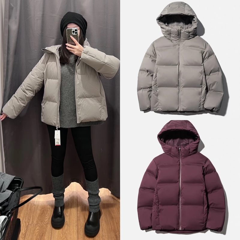 Women's Simple Seamless down Jacket Hooded Coat/Warm Jacket 25 Autumn and Winter New Style E478577 Women's Simple Seamless down Jacket Hooded Coat/Warm Jacket 25 Autumn and Winter New Style E478577