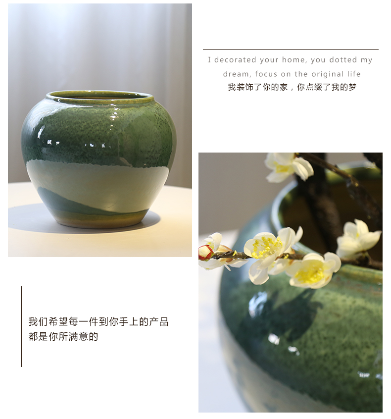 Jingdezhen ceramic mesa of new Chinese style table decoration flower vase sitting room tea table, TV ark, place flowers