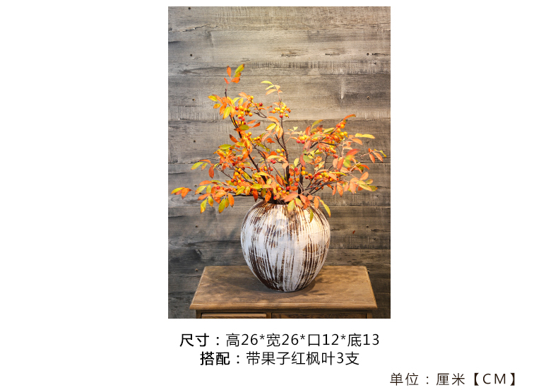 Mesa of restoring ancient ways of jingdezhen ceramic flower vases simulation flowers, artificial flowers decorate the sitting room hotel table furnishing articles