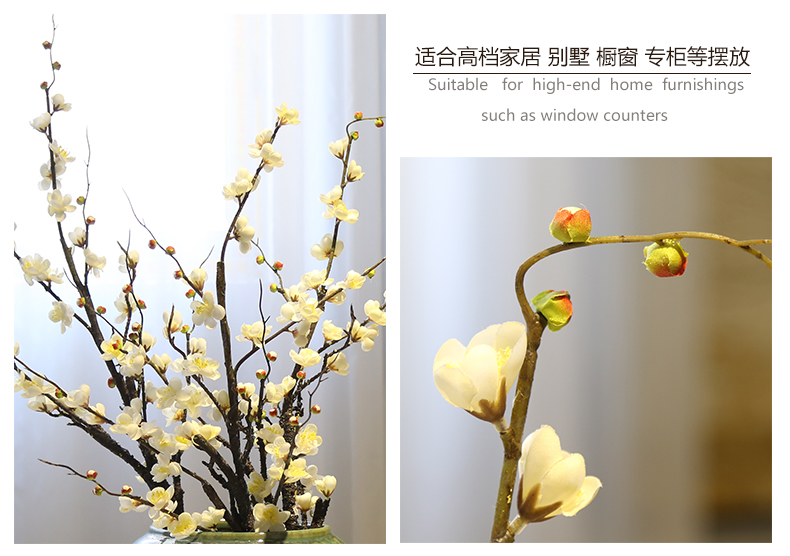 Jingdezhen ceramic mesa of new Chinese style table decoration flower vase sitting room tea table, TV ark, place flowers