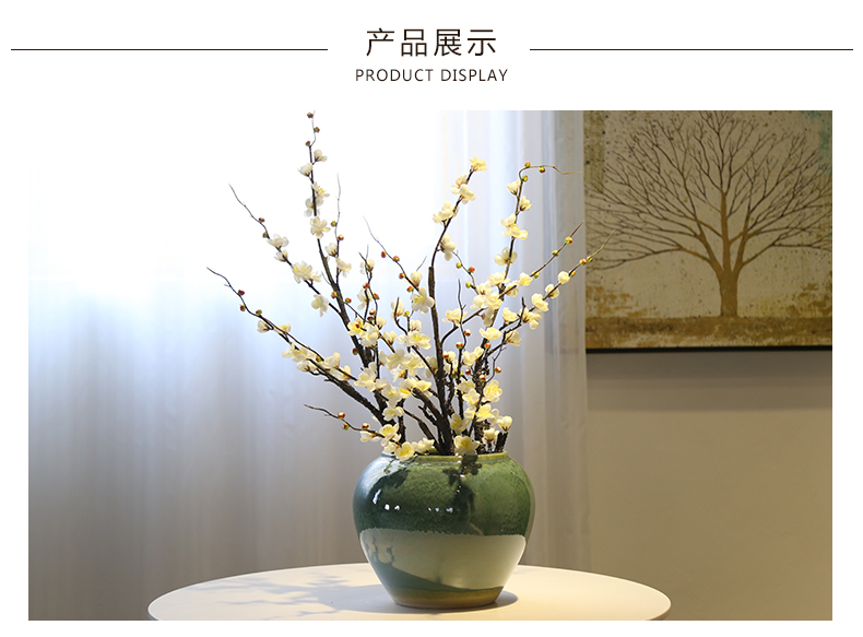 Jingdezhen ceramic mesa of new Chinese style table decoration flower vase sitting room tea table, TV ark, place flowers