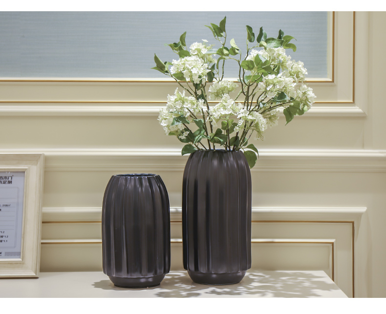 European contracted ceramic vase furnishing articles home sitting room flowers, flower arranging dried flower adornment XuanGuang creative table decoration