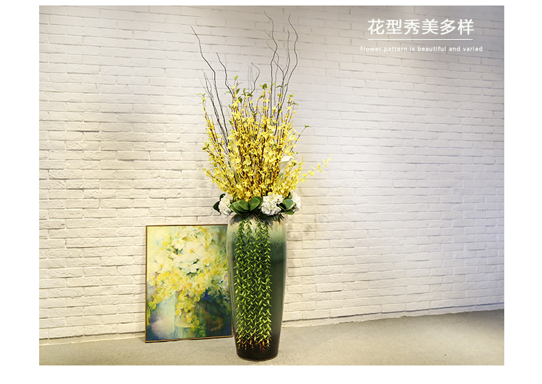 Jingdezhen ceramic vase of large hotel lobby decoration floral stores the lobby between example flower receptacle